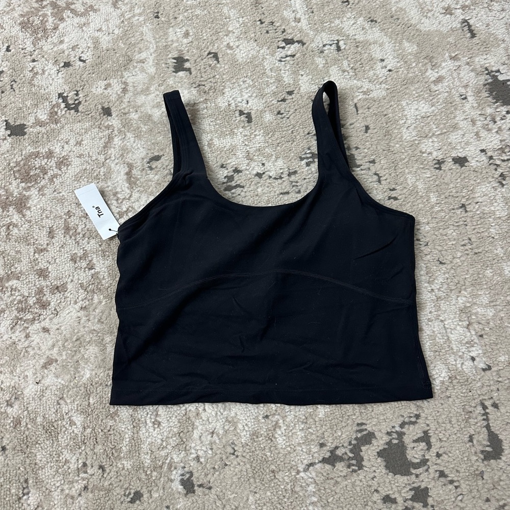 TNA Aritzia Black Butter Core Tank Size Medium NWT